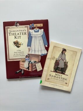 American Girl Samantha’s Theater Kit VTG + Meet Samantha Book